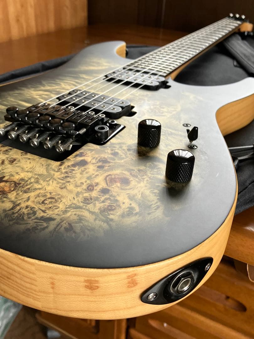 ギター Schecter Reaper-6 FR Charcoal Burst