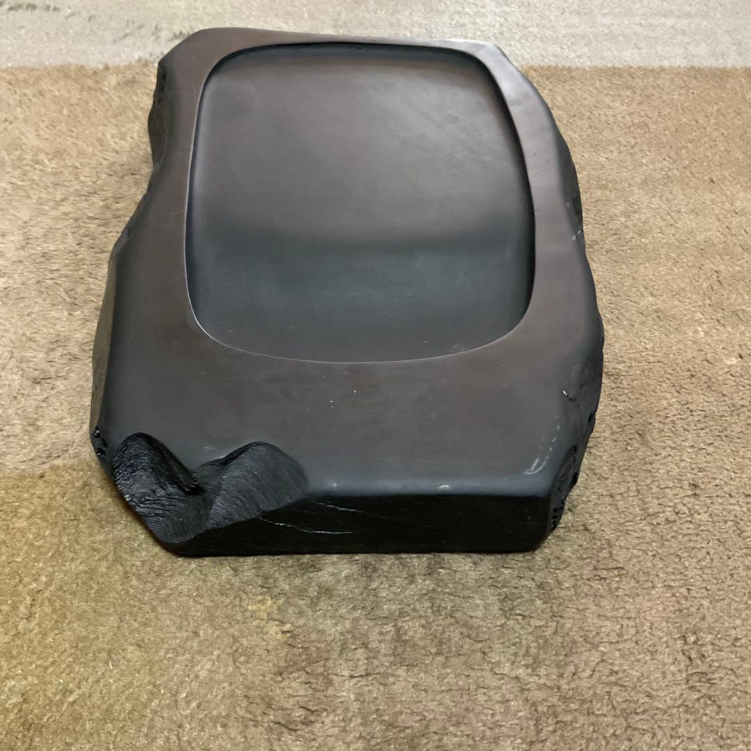 【雨畑真石】大型硯 景色良好 貴重品