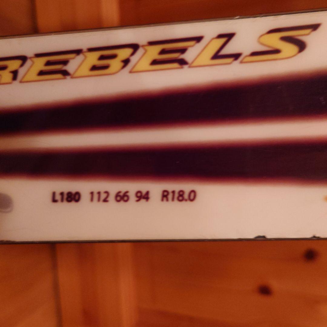 HEAD Beast スキー 板 １８０センチ　ホワイト/ブラック/イエロー