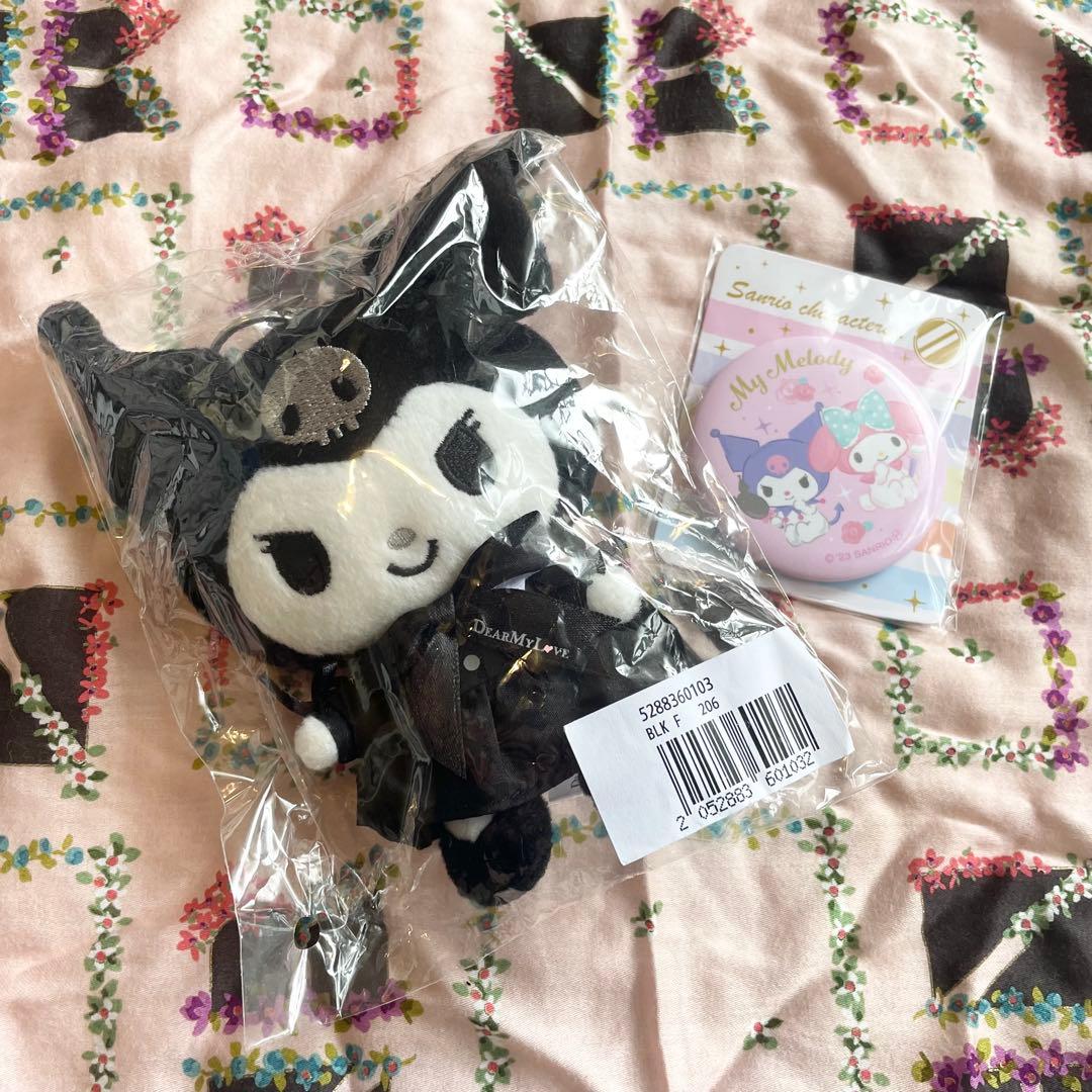サンリオ　夢展望　クロミ　ぬいぐるみ　キーホルダー　マスコット　地雷系　ゴスロリ
