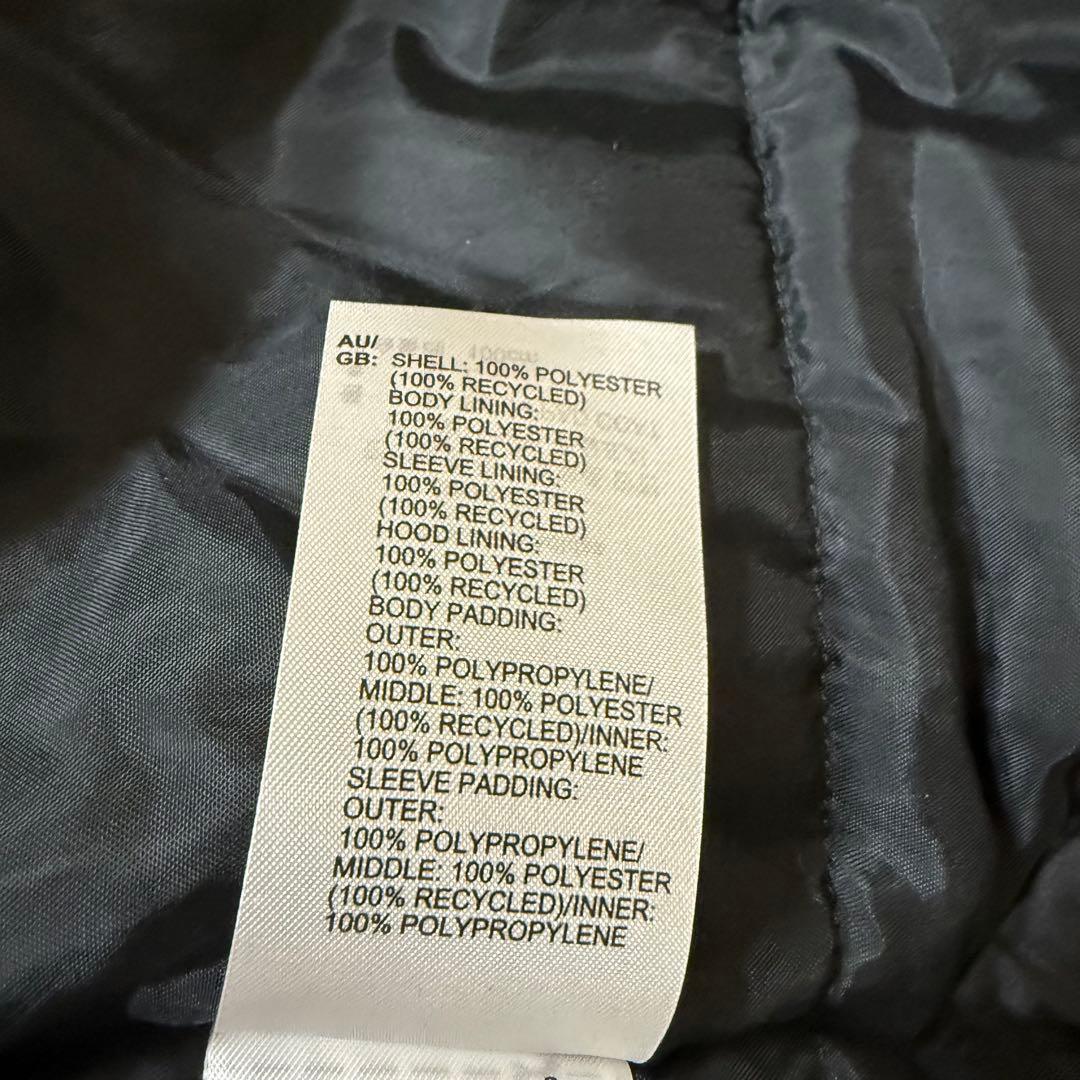 【新品タグ付】adidas ベンチコート XL 黒 中綿 ロング丈 3ストライプ