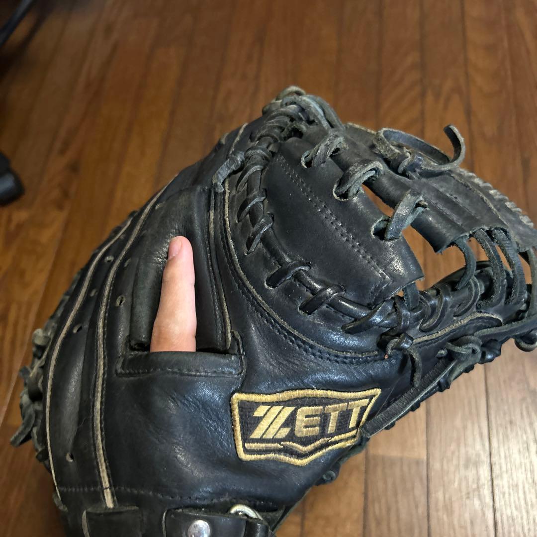 ZETT 黒 野球グローブ (軟式用)