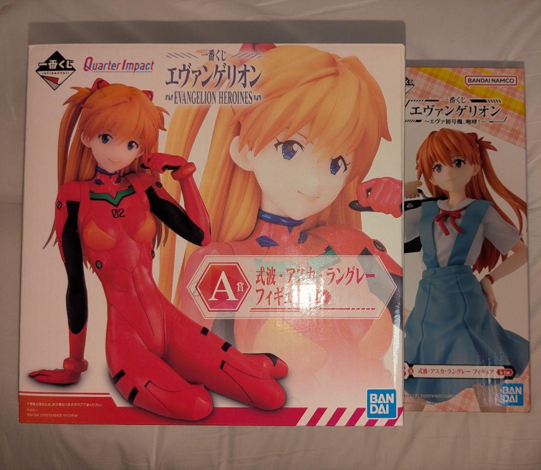 一番くじ　エヴァンゲリオン　アスカフィギュアのセット