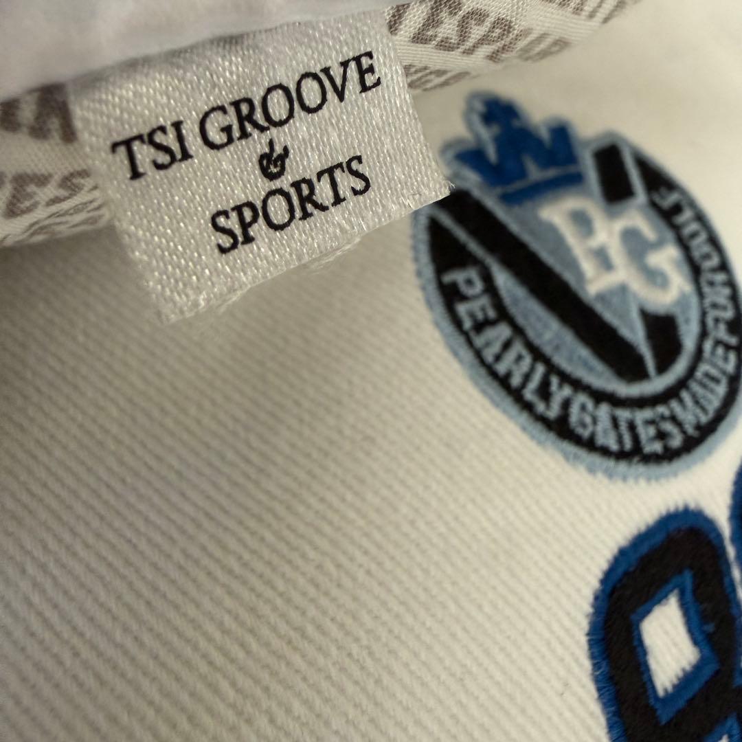 パーリーゲイツ　パンツ　白　M〜L相当　秋冬　コットン素材　ホワイト　4 ゴルフ