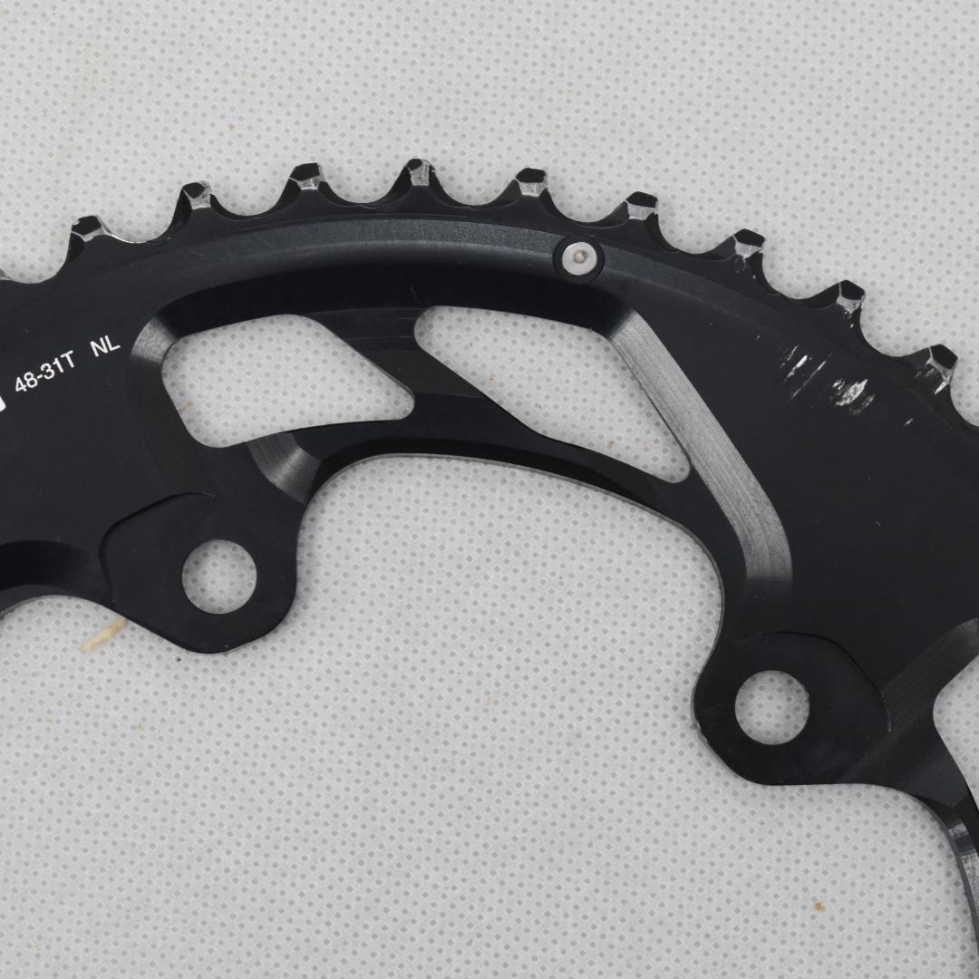 SHIMANO GRX 12S チェーンリング48T-31T 使用距離2000k