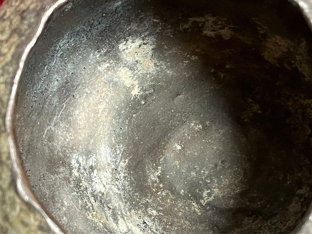 古い朝鮮唐津 ？抹茶茶碗? 香炉？　箱付き