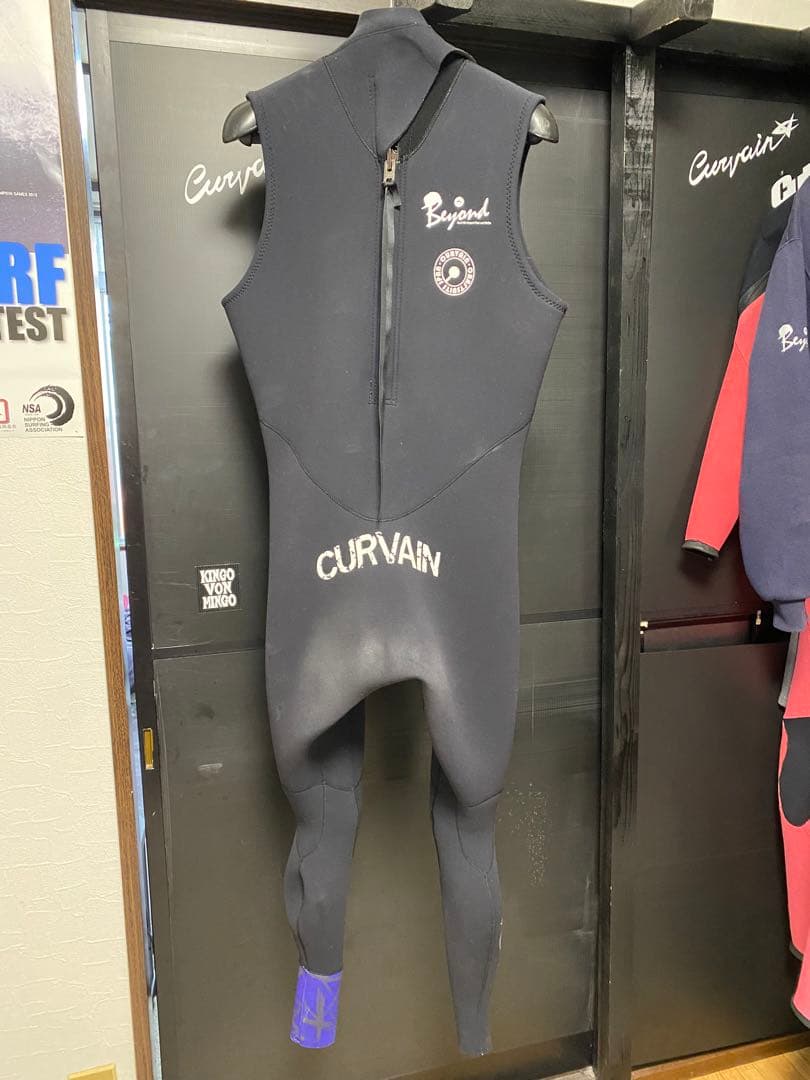 CURVAIN ロングジョンウェットスーツ ML〜L★生地★スーパーネッスル