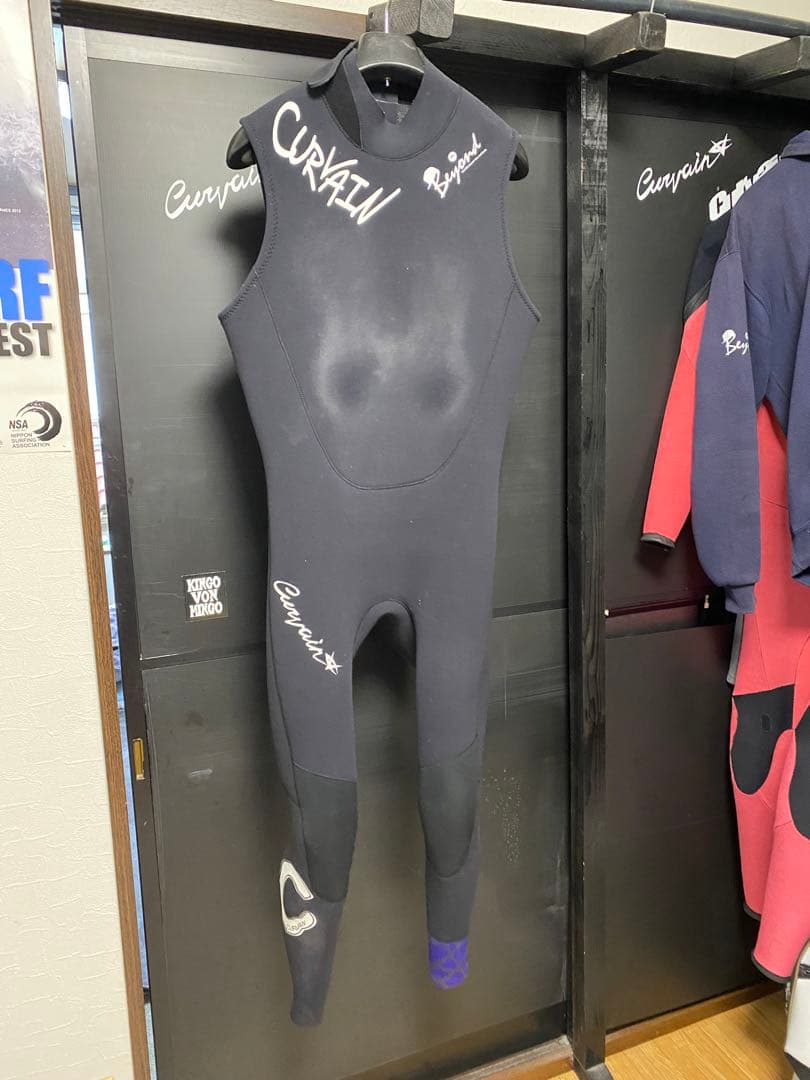 CURVAIN ロングジョンウェットスーツ ML〜L★生地★スーパーネッスル