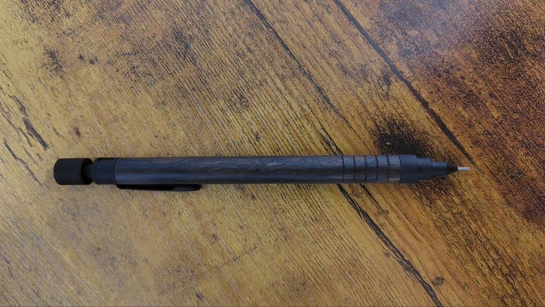 マーベラスウッド　シャープペンシル　0.5mm　ムーンエボニー