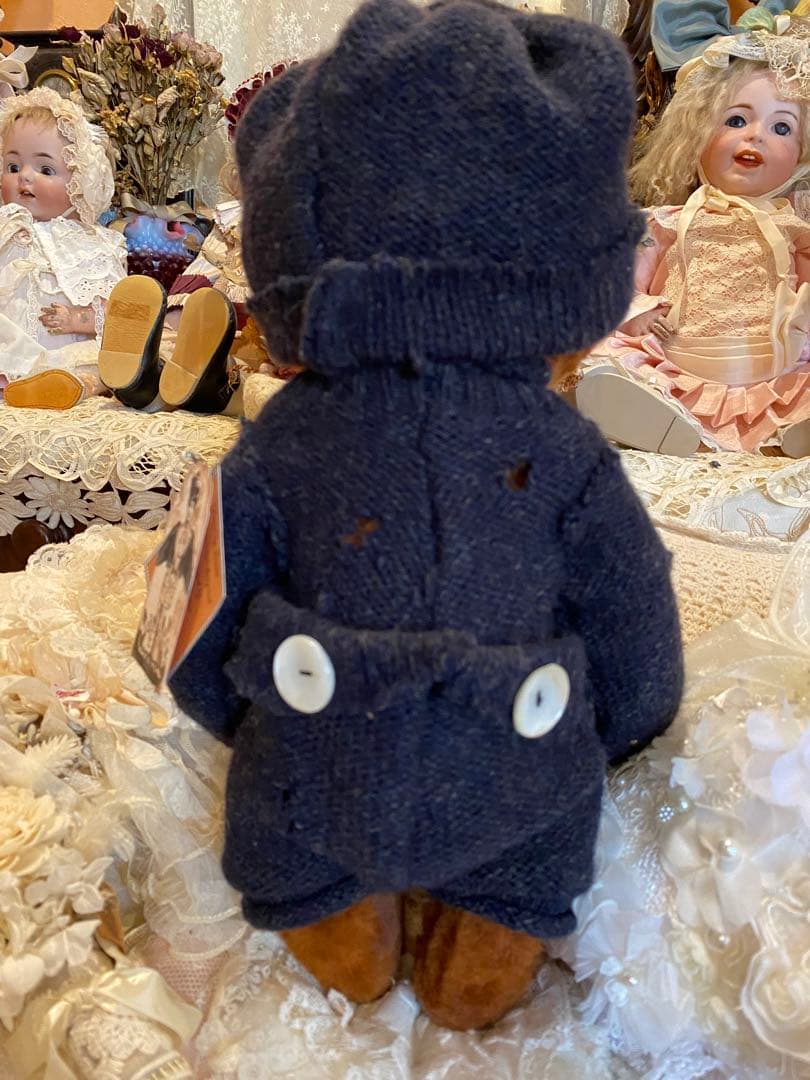 海外作家ベア　Jamie Bear テディベア　ヴィンテージ風❤️