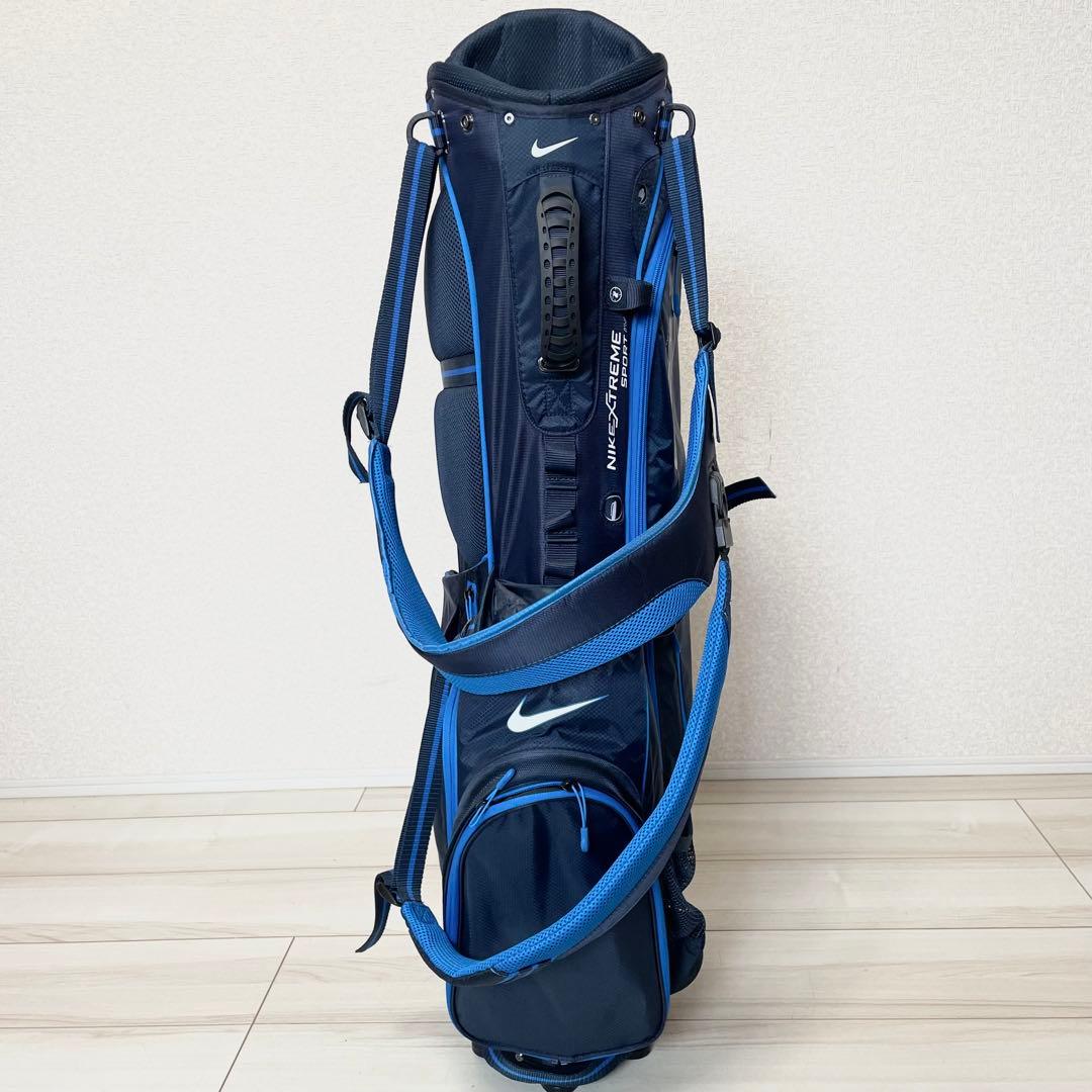 【美品】ナイキ ゴルフ スタンド　キャディバッグ BG0287 ネイビー