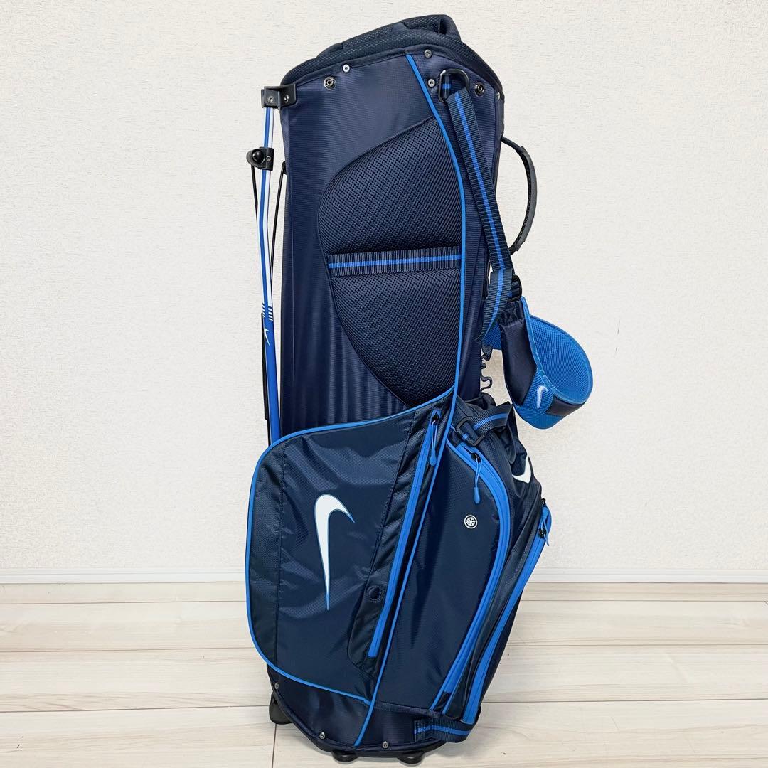 【美品】ナイキ ゴルフ スタンド　キャディバッグ BG0287 ネイビー