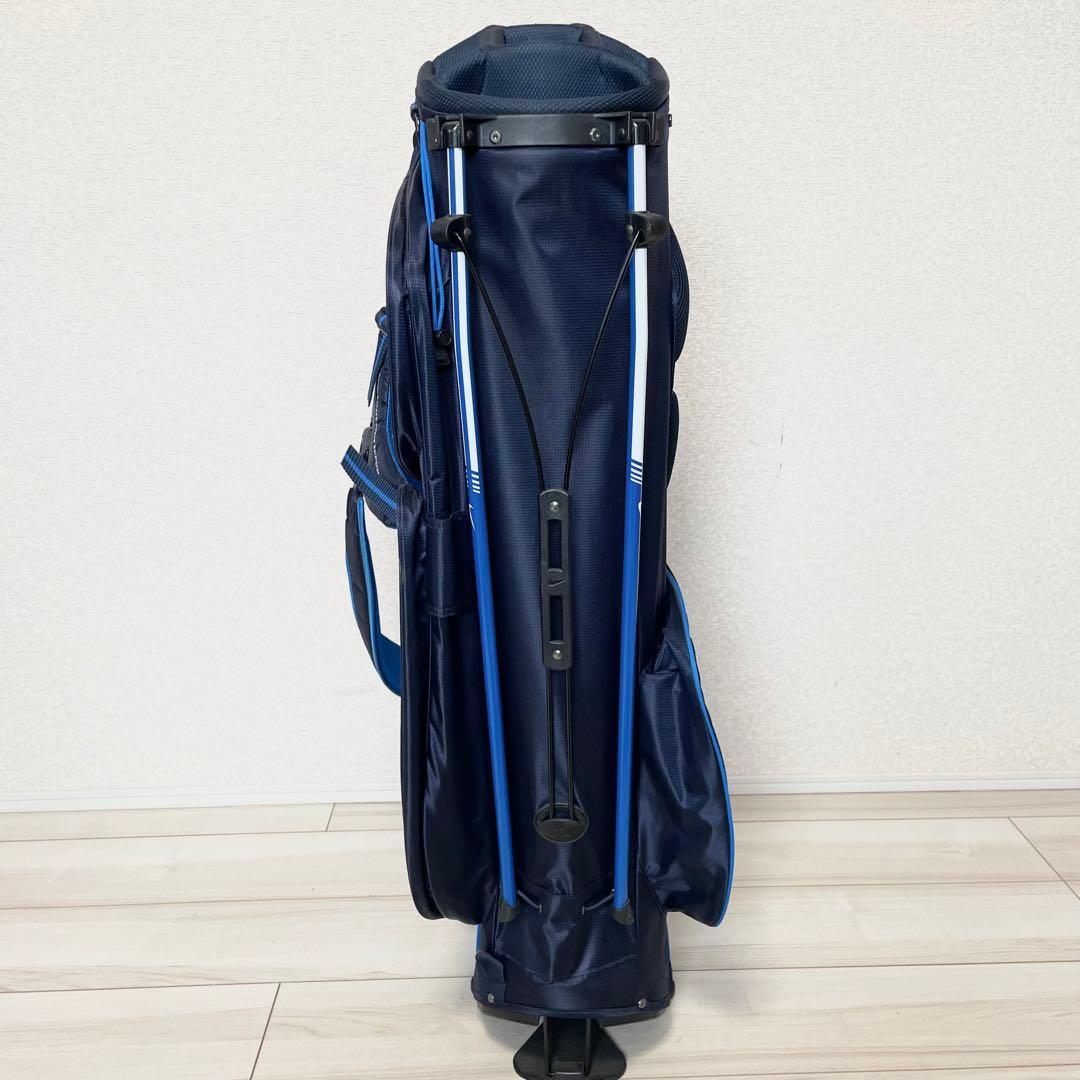 【美品】ナイキ ゴルフ スタンド　キャディバッグ BG0287 ネイビー