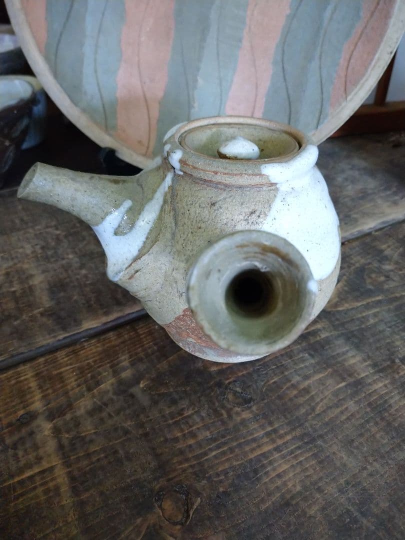 益子焼 成井恒男 登り窯 急須.