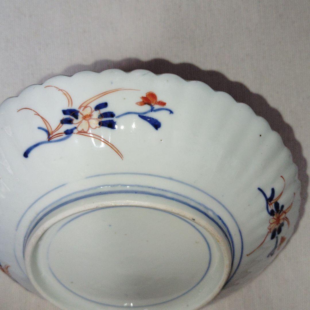 アンティークプレート　古伊万里皿　かわいい柄です　裏もていねい　ペアの残りかも