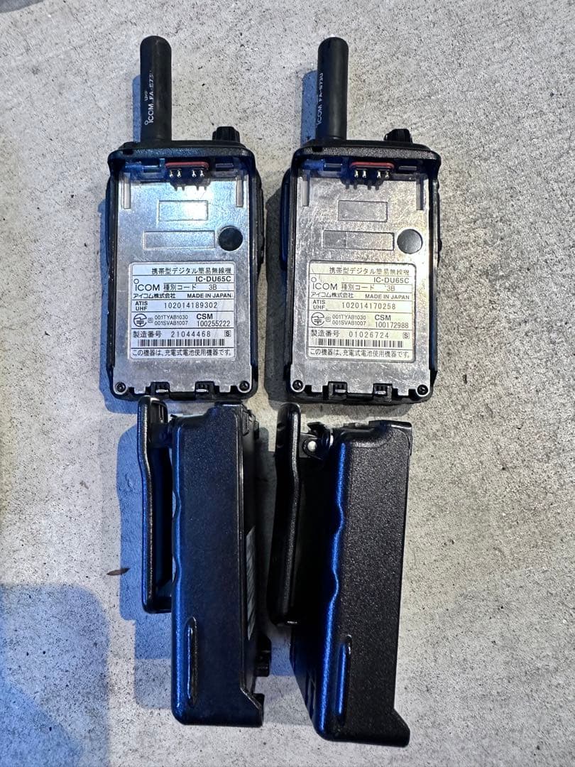 デジタル簡易無線機　車載型 ハンディマイク付き ICOM