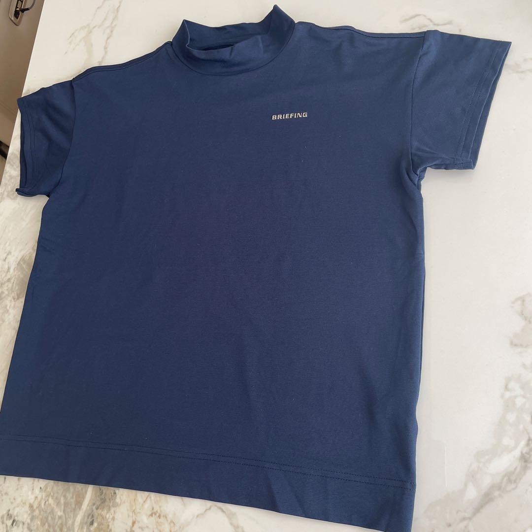 【美品】BRIEFING ネイビーシャツ S 未使用
