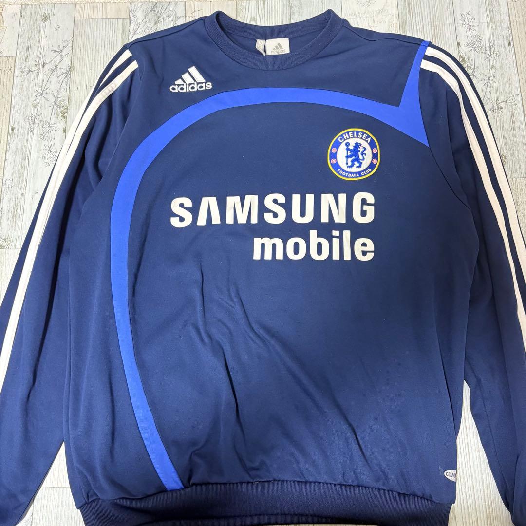 adidas×プレミアムリーグ　チェルシー　プルオーバー　M サッカーウェア