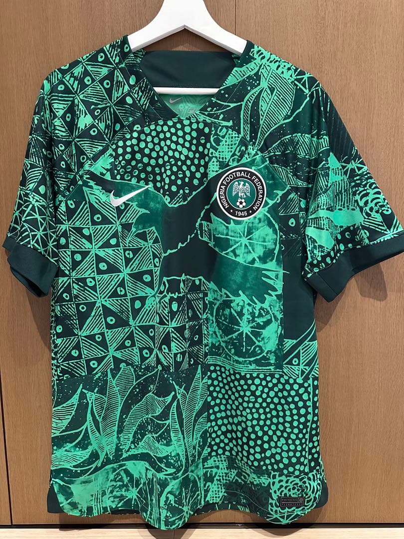 w*e様 希少 ナイジェリア代表 ホームユニフォーム Nike DRI-FIT