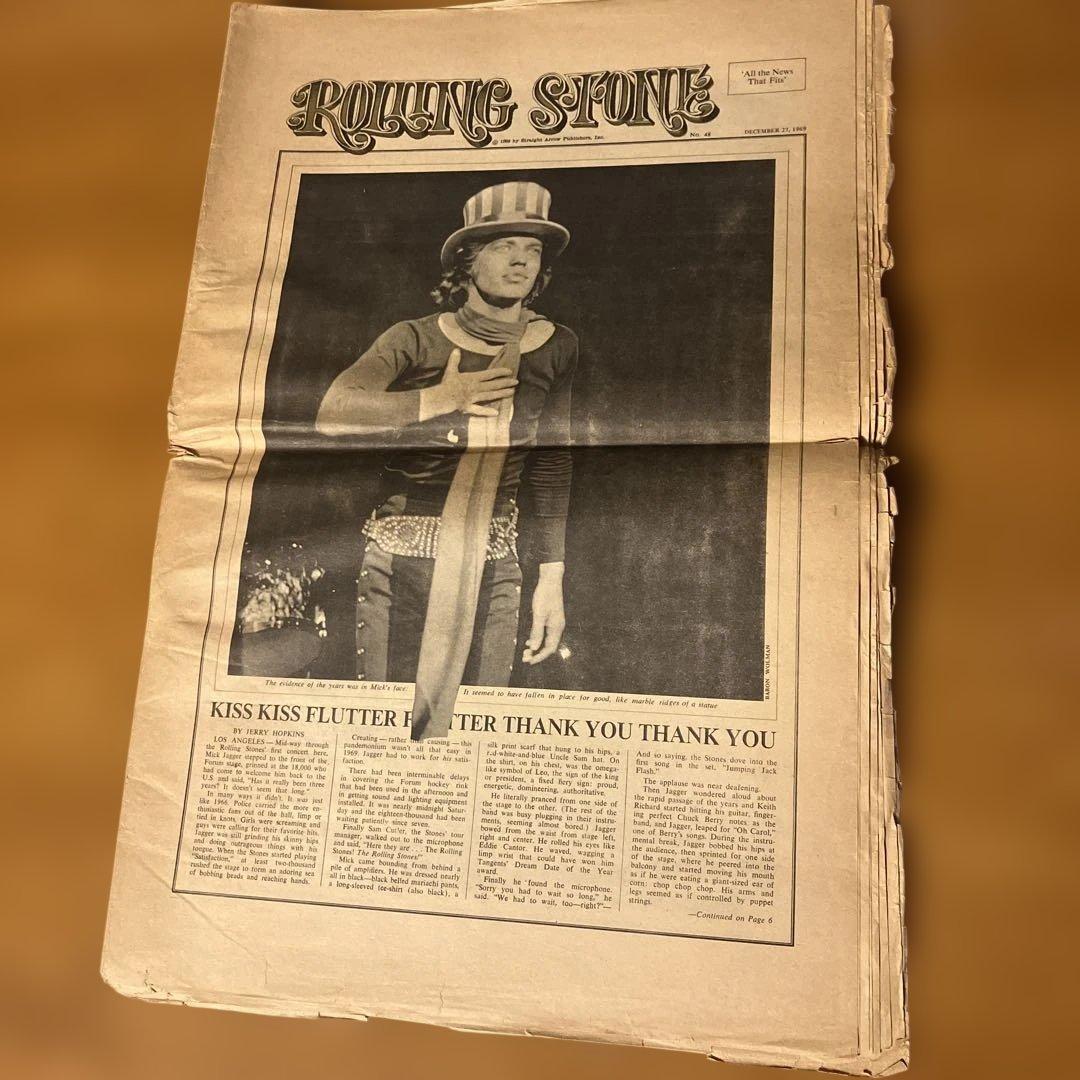 Rolling Stone誌 1969年12月27日
