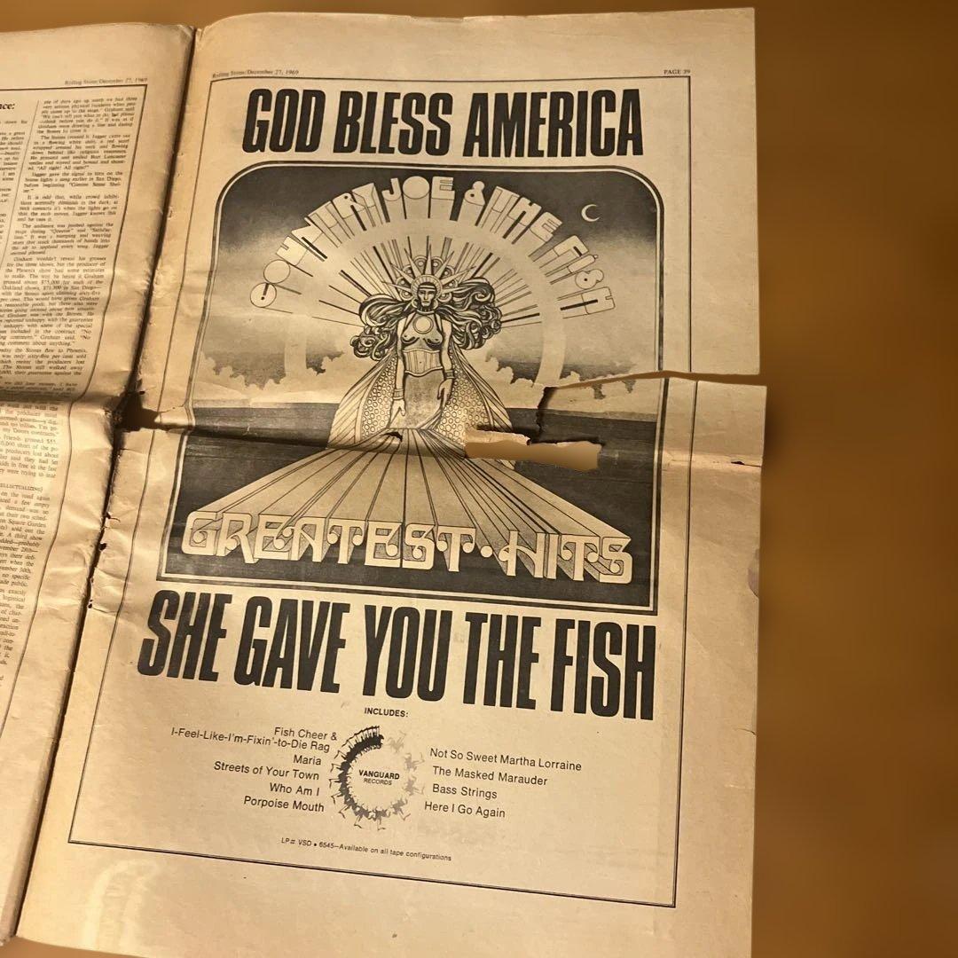 Rolling Stone誌 1969年12月27日