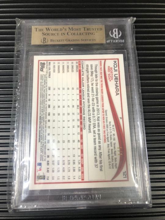 topps chrome 2014 上原浩治 1/1 superfractors