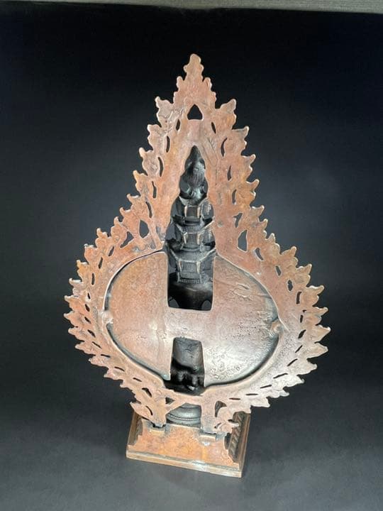 仏像 仏教美術 チベット密教 紫銅製十一面千手観音造像 特大