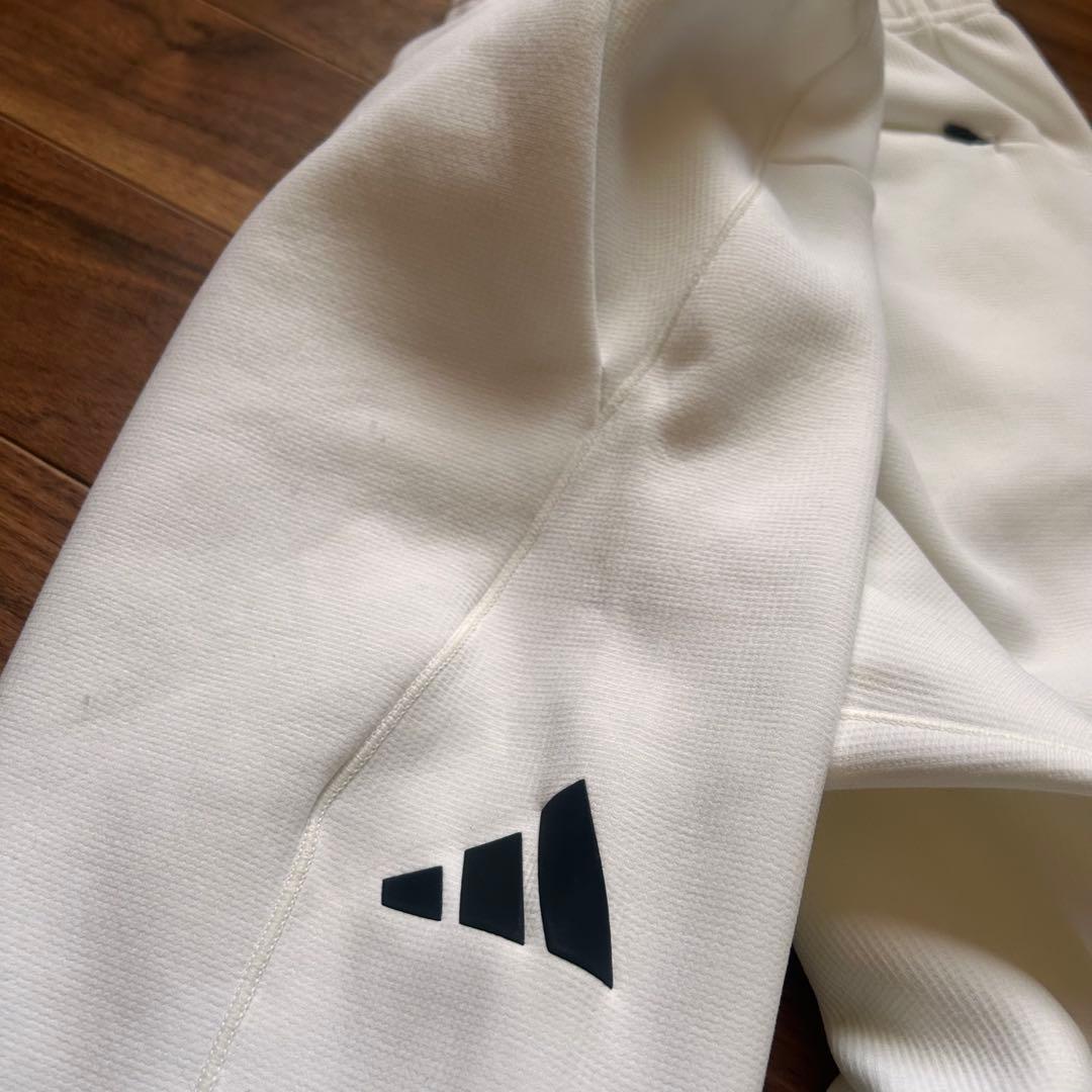 adidas セットアップ メンズ L パーカー パンツ ジャージ 上下 白美品