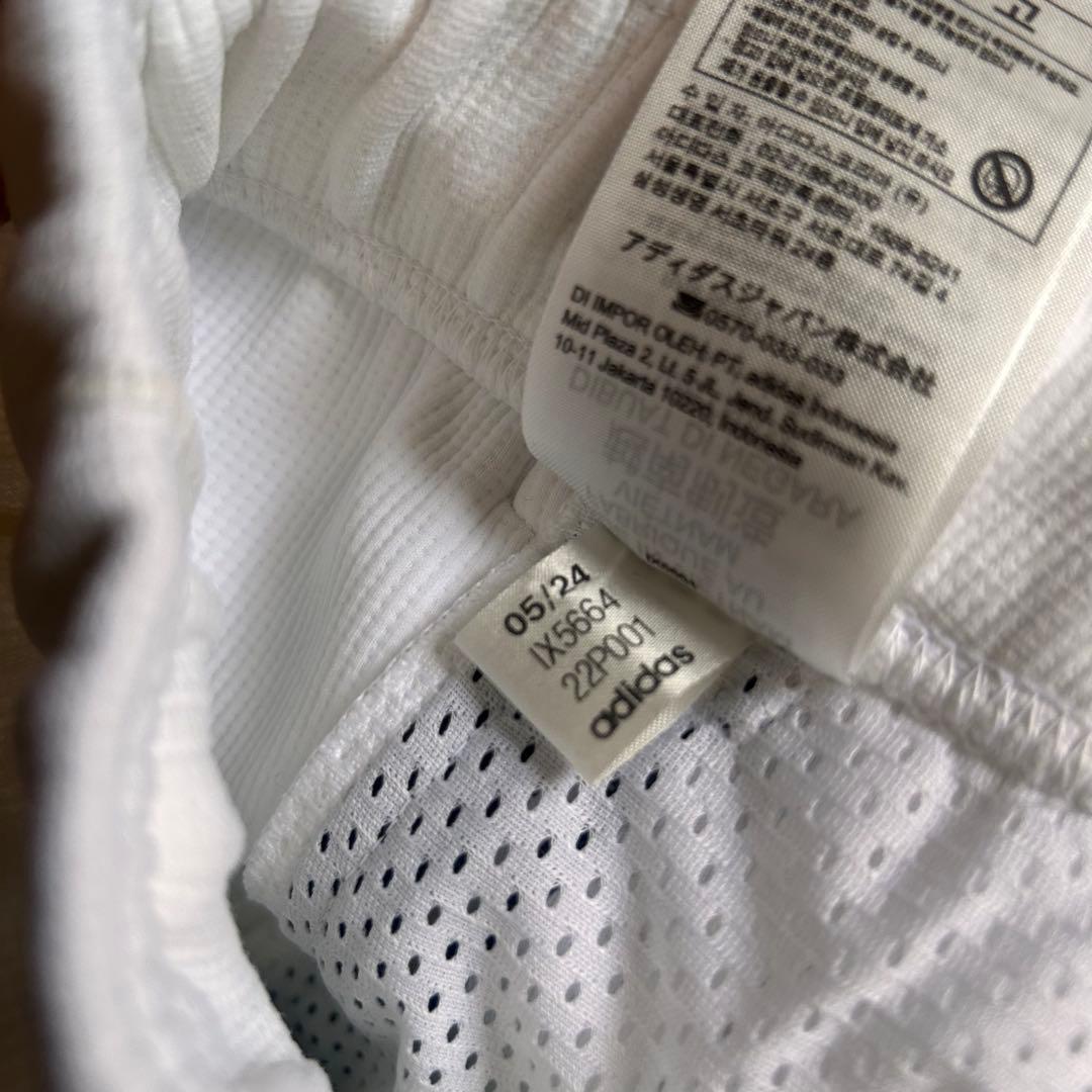 adidas セットアップ メンズ L パーカー パンツ ジャージ 上下 白美品