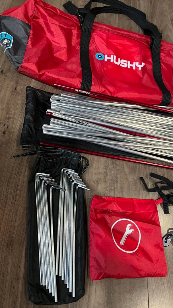 【格安】HUSKY(ハスキー)Fighter(ファイター)ドームテント３-4人用