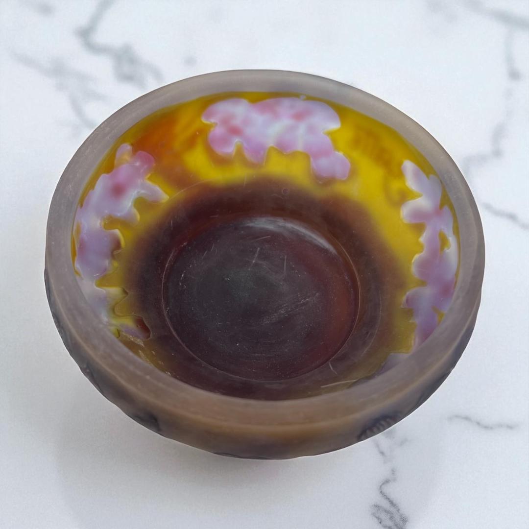 ◆証明書付◆EmileGalleエミールガレ ボンボニエール　小鉢　カメオ彫