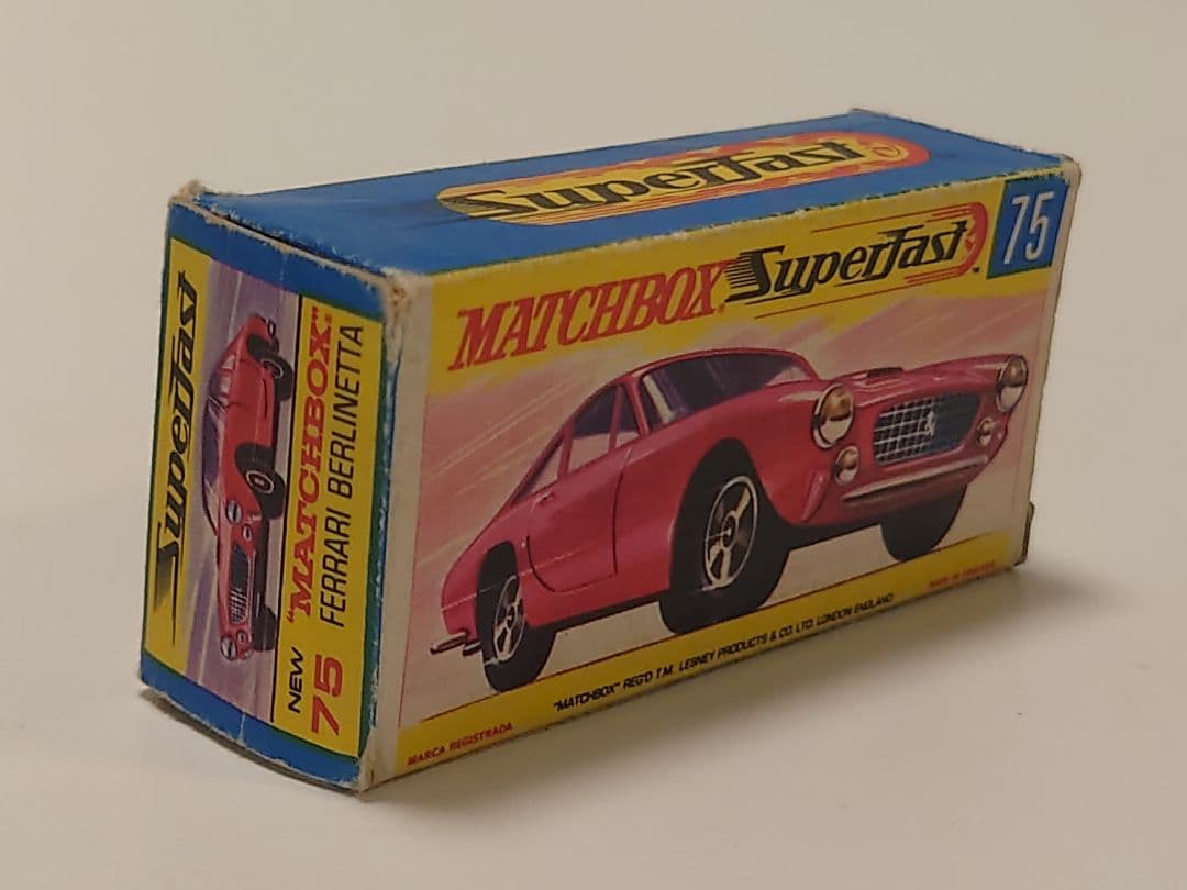 ミニカー MATCHBOX No.75 Ferrari Berlinetta