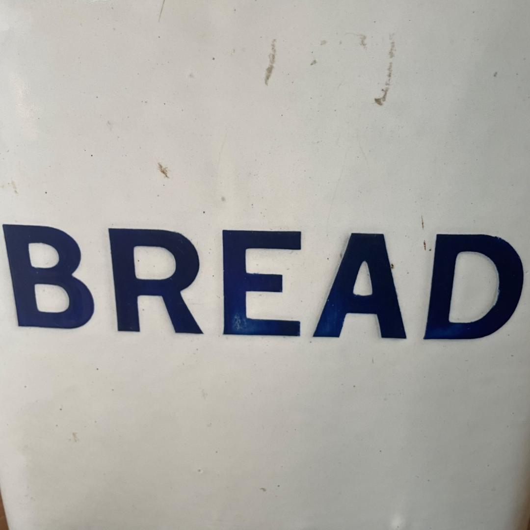 イギリスアンティーク ホーロー ブレッド缶 ブロカント 蚤の市 ヴィンテージ