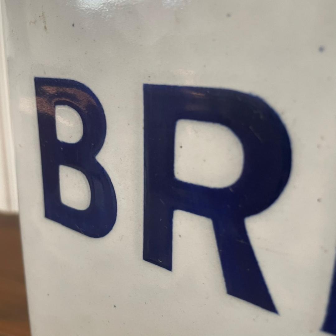 イギリスアンティーク ホーロー ブレッド缶 ブロカント 蚤の市 ヴィンテージ