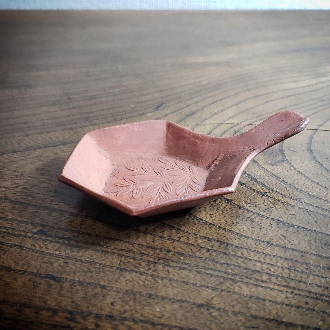 豆皿　備前　煎餅皿　江戸　明治　大正　変形豆皿　希少