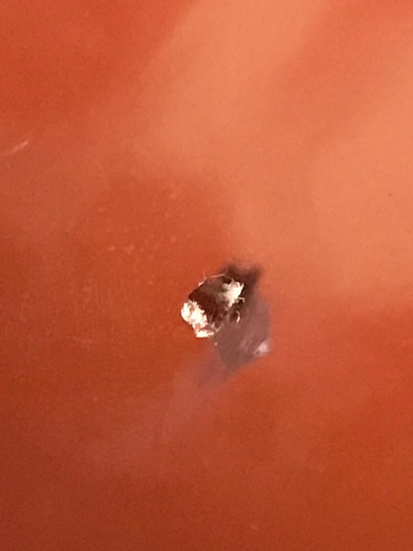 陣笠　丸に違い鷹の羽紋