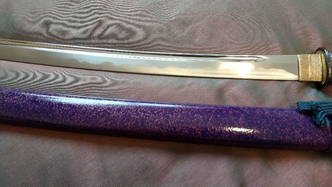 【鶴姫一文字】模造刀 喰出し鍔 鐺 模擬刀 拵え 日本刀 上杉謙信 sword