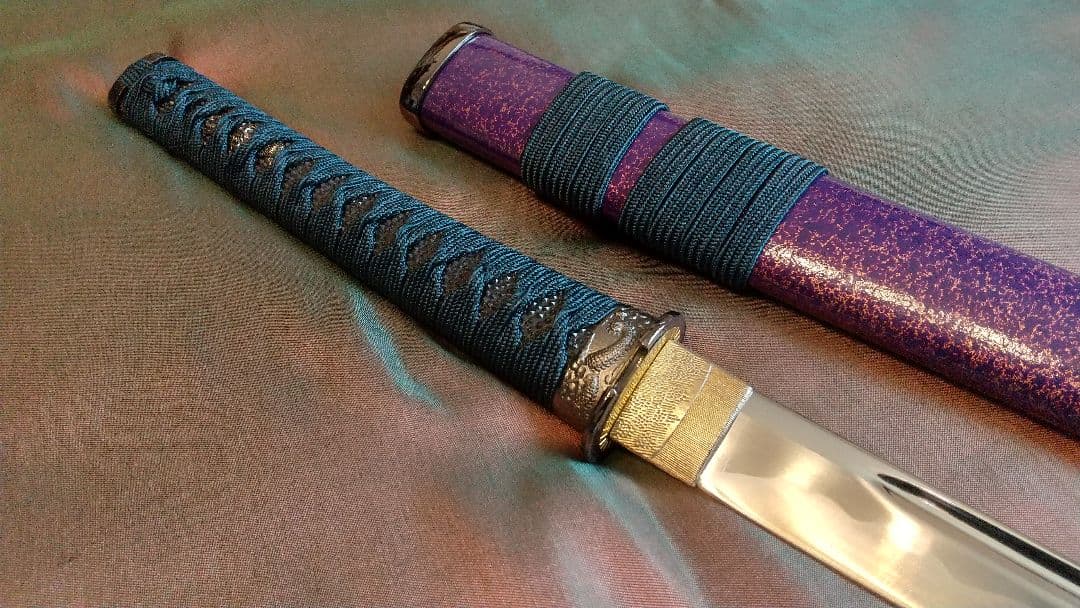 【鶴姫一文字】模造刀 喰出し鍔 鐺 模擬刀 拵え 日本刀 上杉謙信 sword