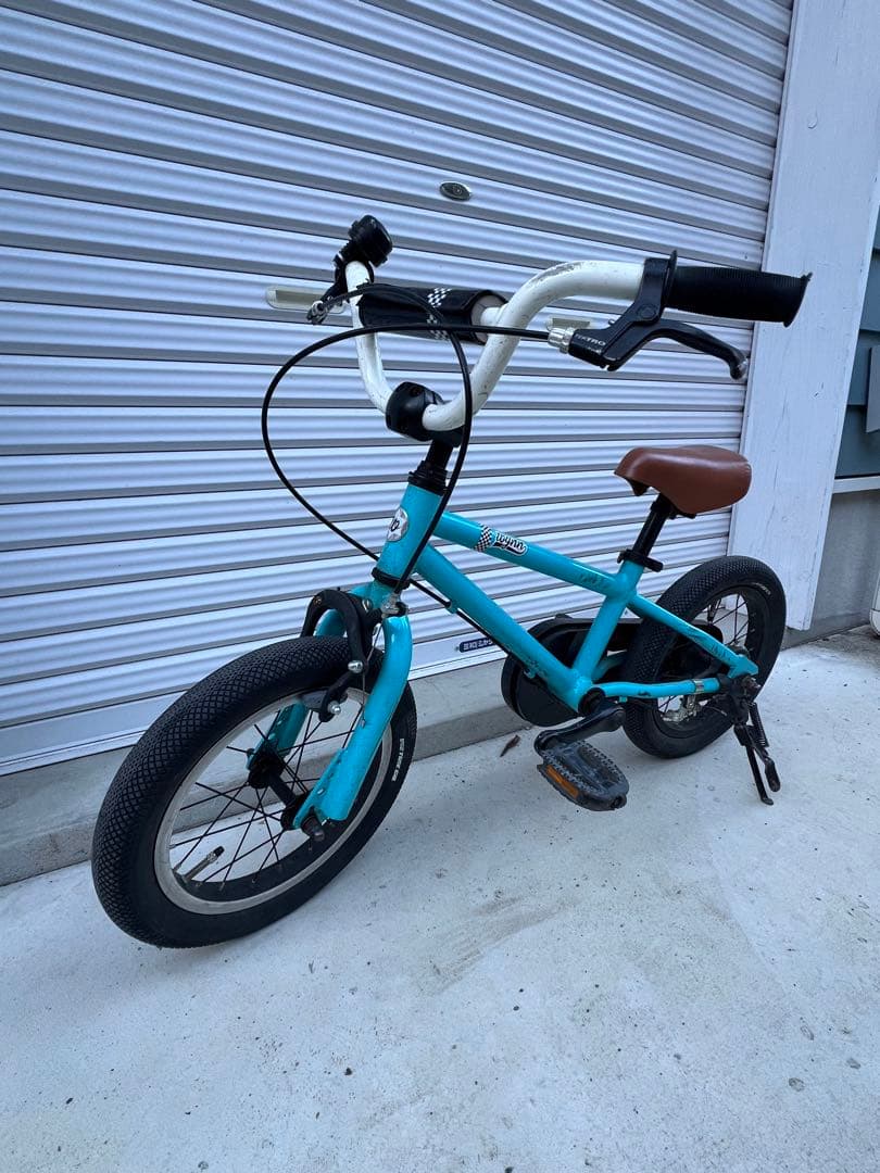 幼児用自転車 青 小型