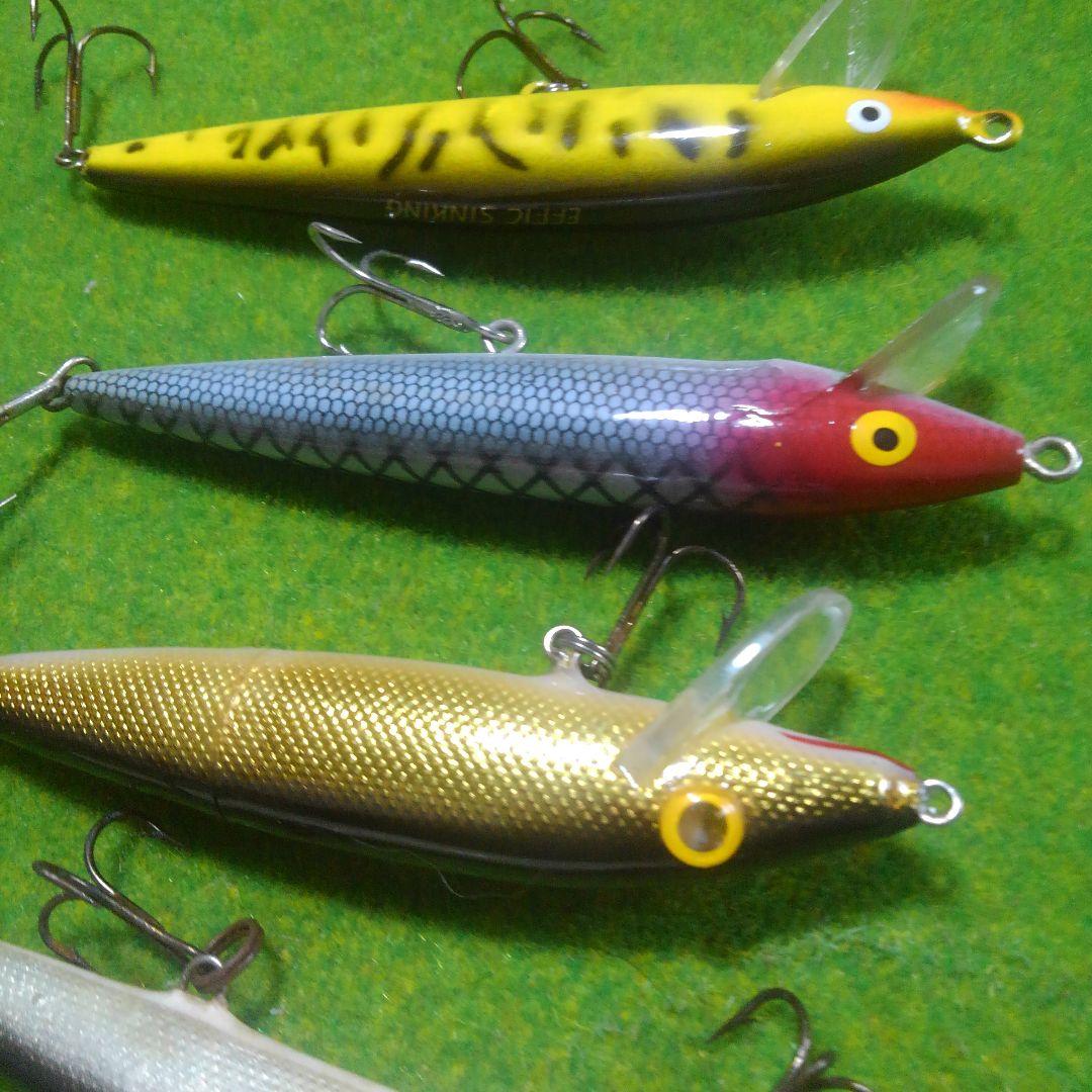 オールドバルサ✨ラパラ、リョービ、等✨フローティングルアー 7点✨本流、湖