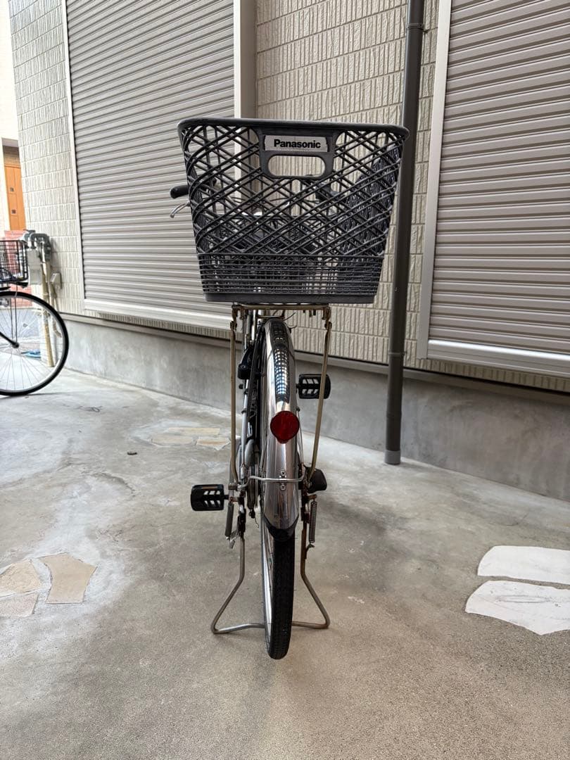 電動アシスト自転車 シティタイプ シルバー