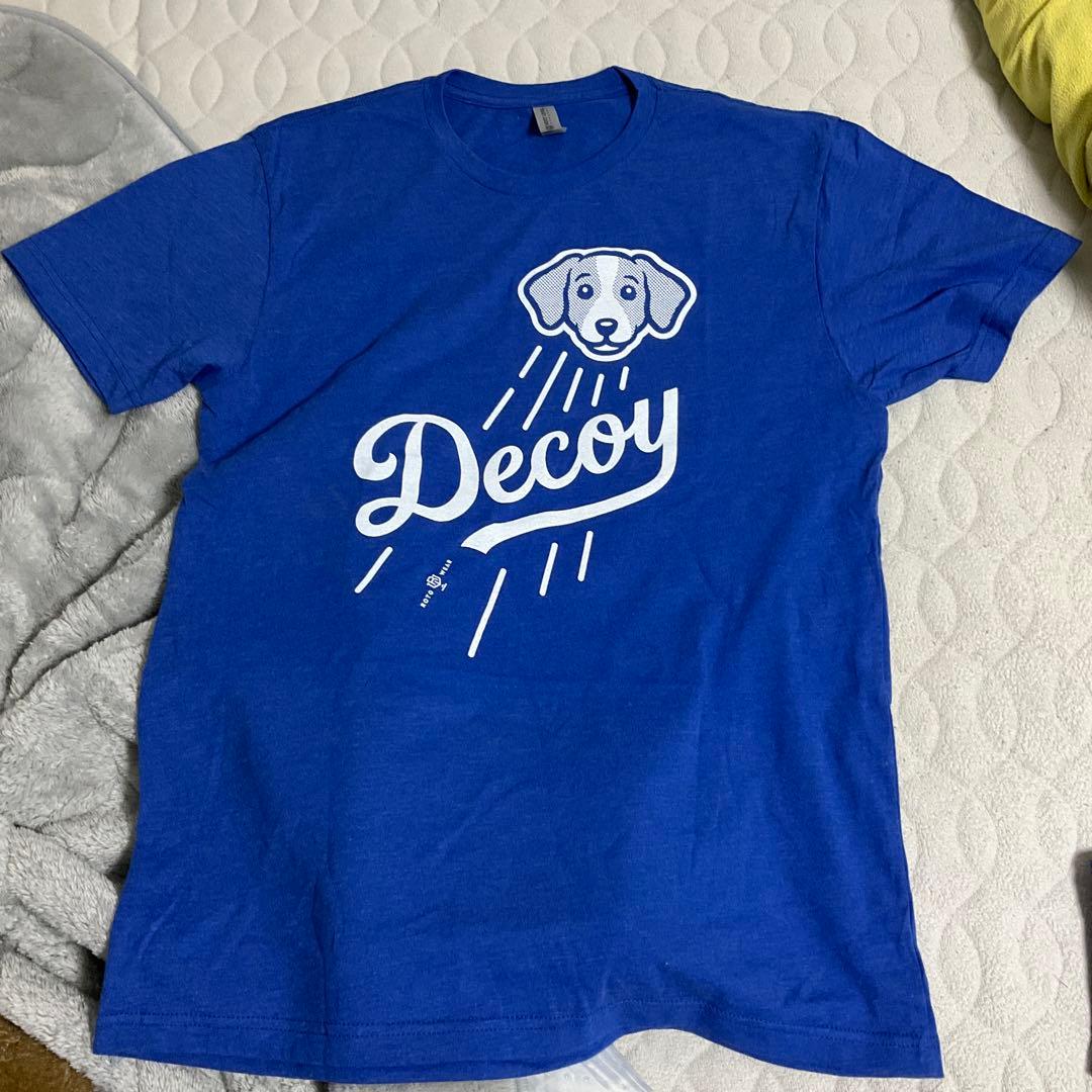 【新品未使用】ロサンゼルス ドジャース 大谷翔平 デコピン 公式Tシャツ S