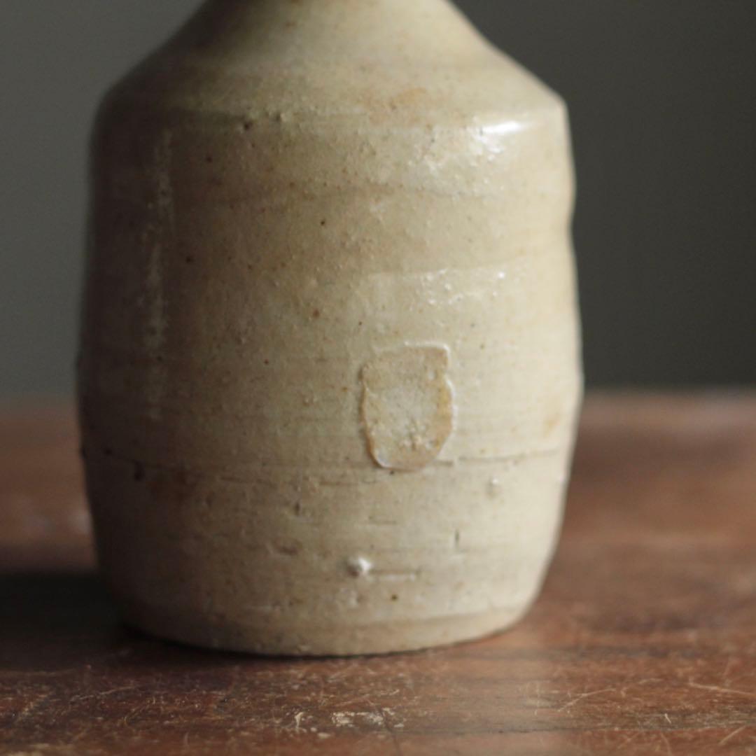 無地志野織部 徳利 桃山〜江戸初 酒器 古美術 古道具 アンティーク