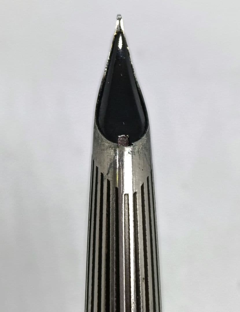 パイロット ミュー 万年筆 PILOT μ ストライプ 蝕刻 ショート軸 廃番