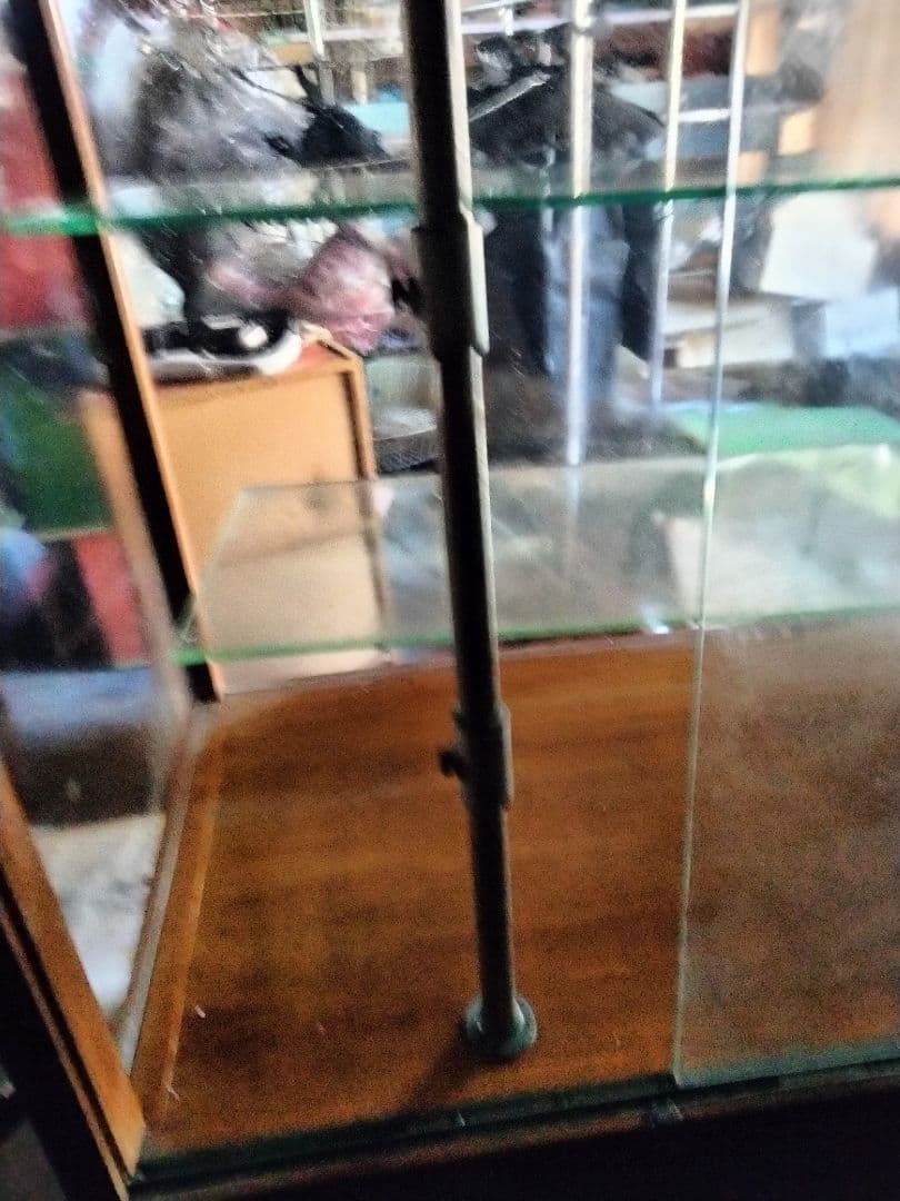 昭和レトロ文楽足袋木製ショーケース