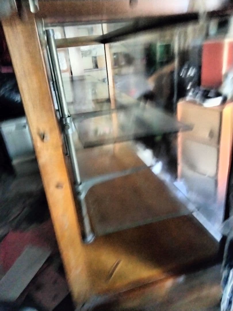 昭和レトロ文楽足袋木製ショーケース