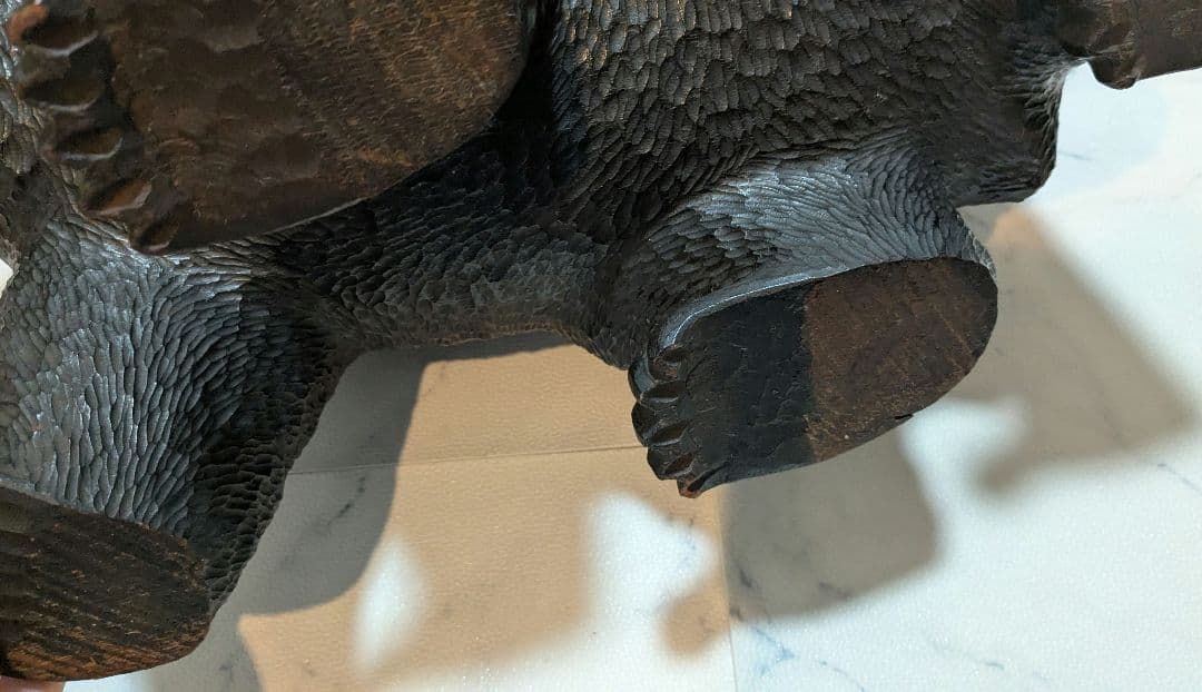 木彫り熊　ビンテージ　彫刻作品