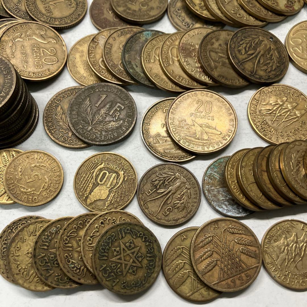 フランス領　フラン　黄銅　まとめ