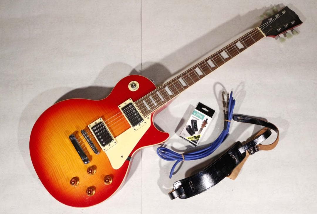 ■おすすめ■K-garage■レスポールタイプ エレキギター■チューナー他付属