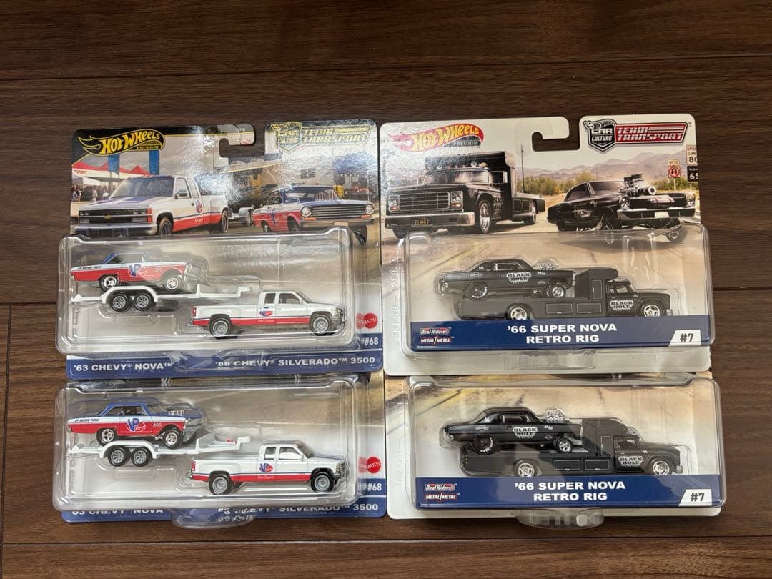 HW チームトランスポートChevy Super Nova 66&63 4set